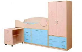 Набор мебели для детской Юниор -12.2 (700*1860) МДФ матовый в Невьянске - nevjansk.mebel-74.com | фото
