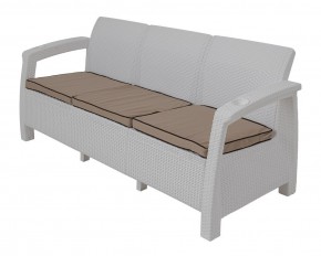 Диван Yalta Premium Sofa 3 Set (Ялта) белый (+подушки под спину) в Невьянске - nevjansk.mebel-74.com | фото