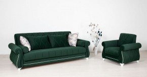 Комплект Роуз ТД 411 диван-кровать + кресло + комплект подушек в Невьянске - nevjansk.mebel-74.com | фото