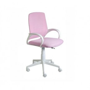 Кресло Ирис White сетка/ткань розовая в Невьянске - nevjansk.mebel-74.com | фото
