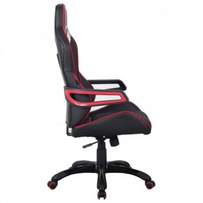 Кресло компьютерное BRABIX Nitro GM-001 (ткань/экокожа) черное, вставки красные (531816) в Невьянске - nevjansk.mebel-74.com | фото