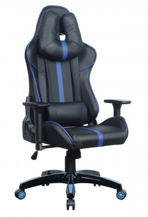 Кресло компьютерное BRABIX "GT Carbon GM-120" (черное/синее) 531930 в Невьянске - nevjansk.mebel-74.com | фото