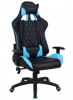 Кресло компьютерное BRABIX "GT Master GM-110" (черное/голубое) 531928 в Невьянске - nevjansk.mebel-74.com | фото