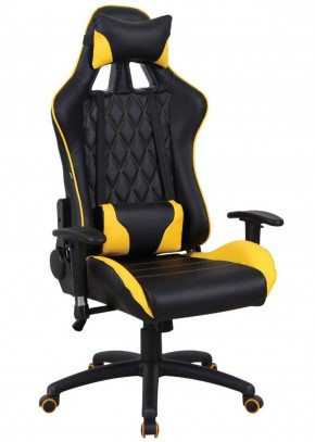 Кресло компьютерное BRABIX "GT Master GM-110" (черное/желтое) 531927 в Невьянске - nevjansk.mebel-74.com | фото