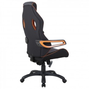 Кресло компьютерное BRABIX Techno Pro GM-003 (ткань черное/серое, вставки оранжевые) 531813 в Невьянске - nevjansk.mebel-74.com | фото