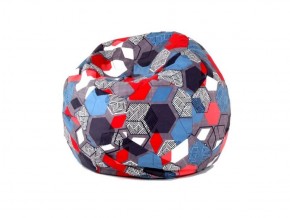 Кресло-мешок Мяч M (Geometry Slate) в Невьянске - nevjansk.mebel-74.com | фото