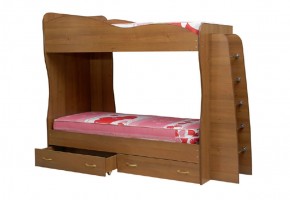 Кровать детская 2-х ярусная Юниор-1 (800*2000) ЛДСП в Невьянске - nevjansk.mebel-74.com | фото