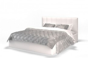 Кровать Элен 1600 + основание с ПМ (Vega white) белый в Невьянске - nevjansk.mebel-74.com | фото