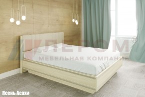 Кровать КР-1014 с мягким изголовьем в Невьянске - nevjansk.mebel-74.com | фото