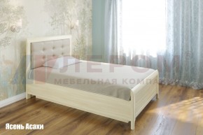 Кровать КР-1031 с мягким изголовьем в Невьянске - nevjansk.mebel-74.com | фото