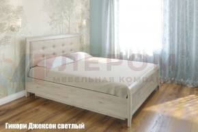 Кровать КР-1034 с мягким изголовьем в Невьянске - nevjansk.mebel-74.com | фото