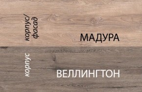 Шкаф 2D1S2NL/D1, DIESEL , цвет дуб мадура/веллингтон в Невьянске - nevjansk.mebel-74.com | фото