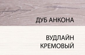 Шкаф угловой 2D, OLIVIA, цвет вудлайн крем/дуб анкона в Невьянске - nevjansk.mebel-74.com | фото